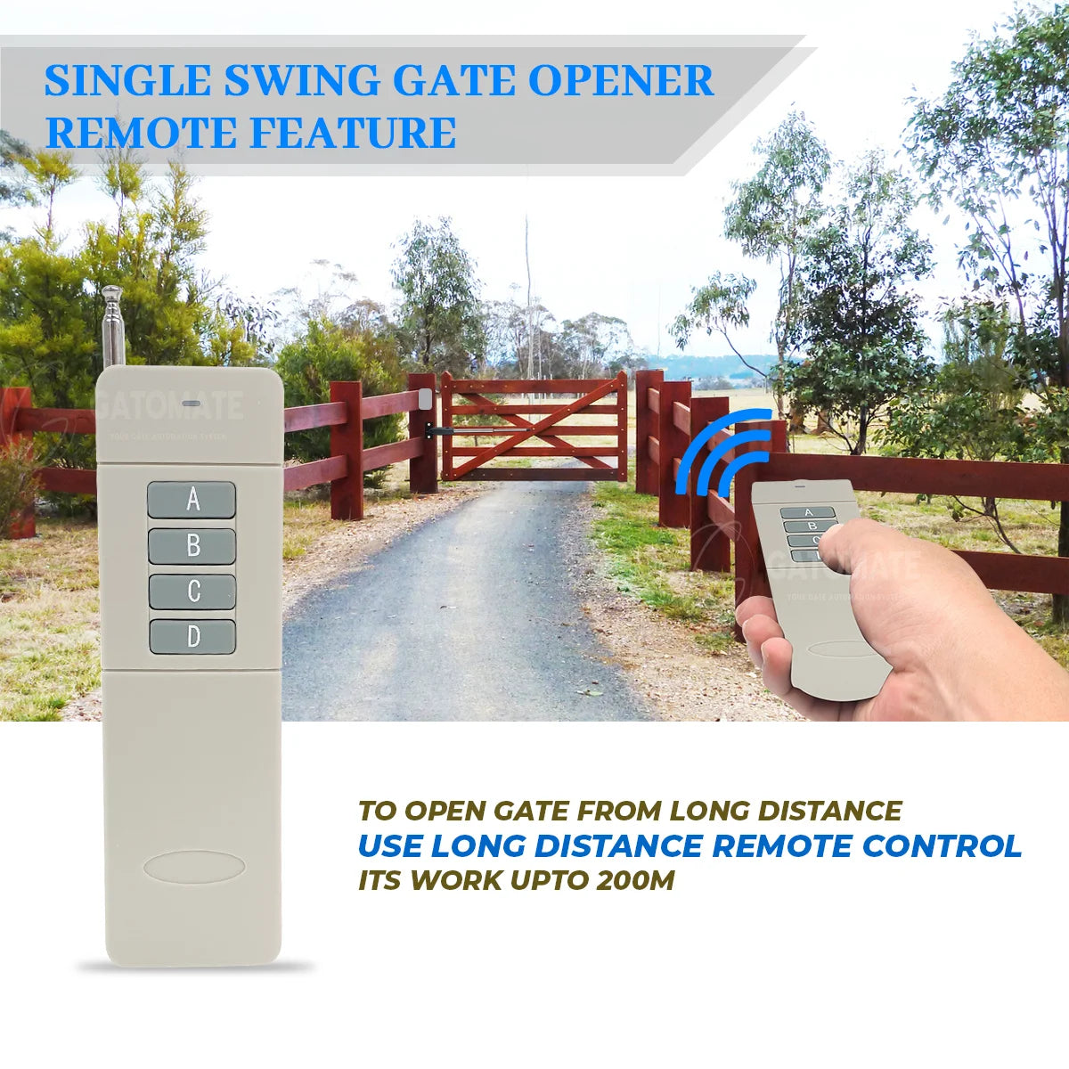 Single-Swing-Gate-opener-remote-feature