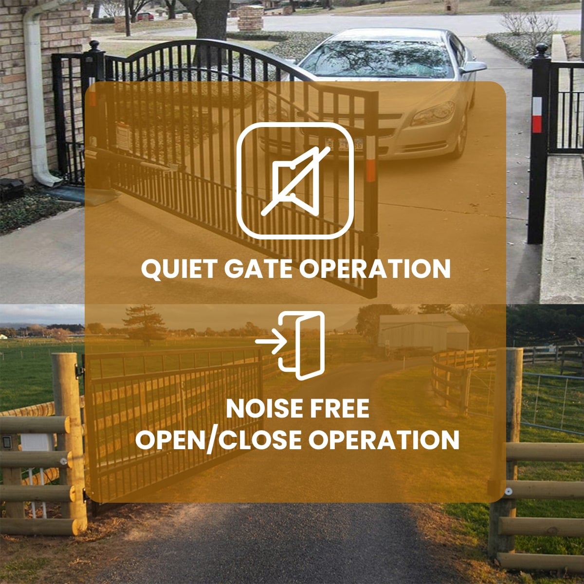  Quiet-Gate-Operation-Single-gate