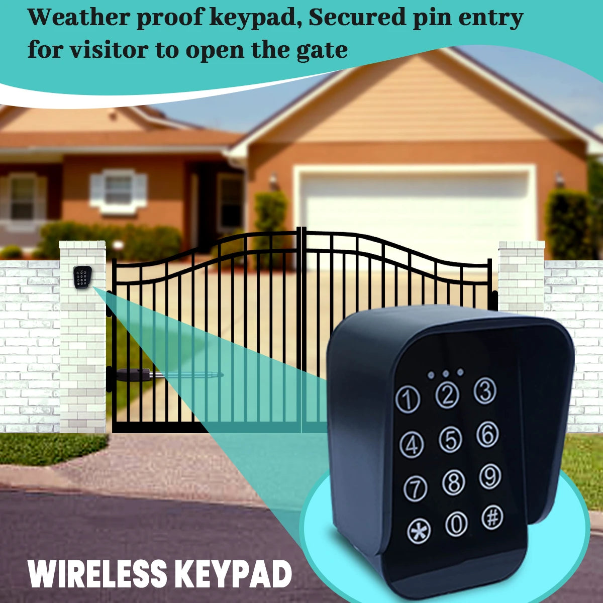 Wireless-Keypad-Double-Swing-Gate-Openers , electric gates sydney
